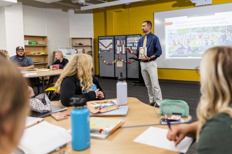 English Education master's degree classroom at WSC