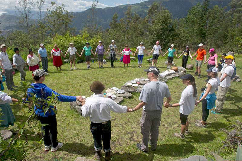 Sociology degree concept featuring WSC students studying another culture in Ecuador