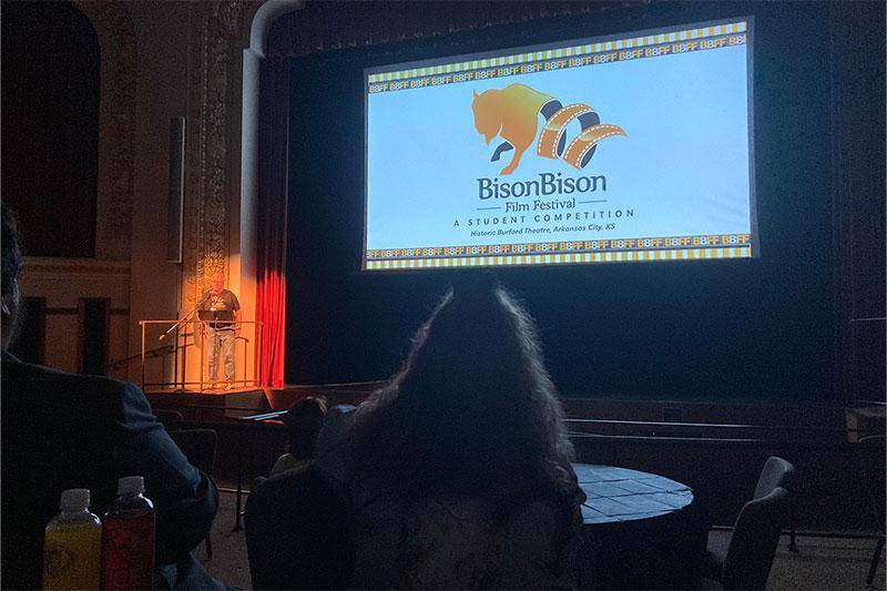 Photo from the BisonBison award presentation
