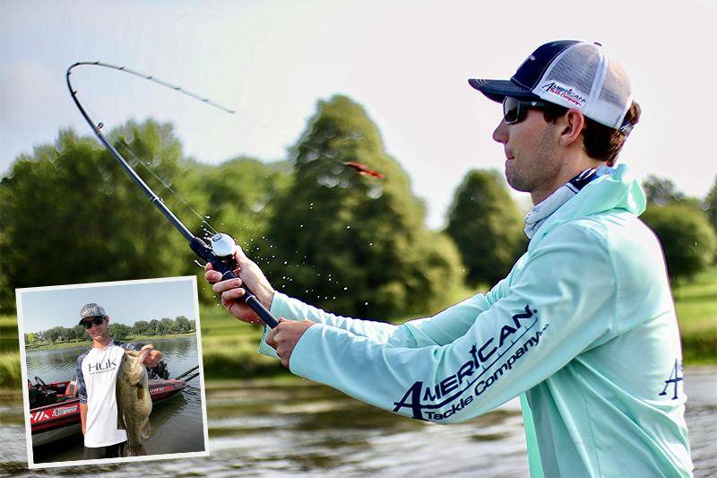 Brayden Sharp, founder of WSC's Fishing Team