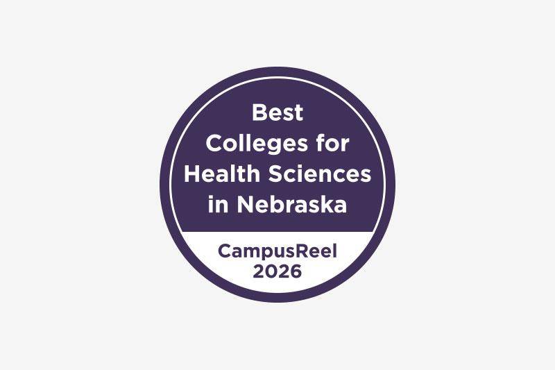 Best Health Sciences College award badge