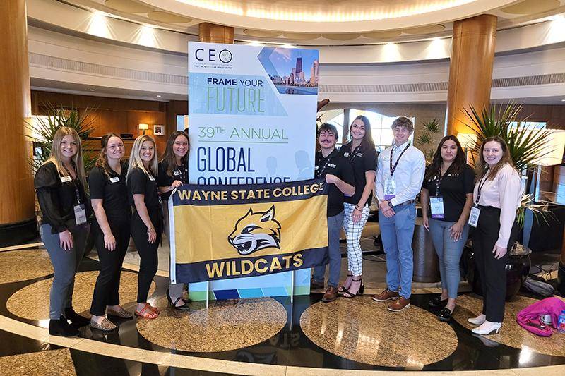A photo of Career Scholars at the Collegiate Entrepreneurs' Organization (CEO) conference in Chicago