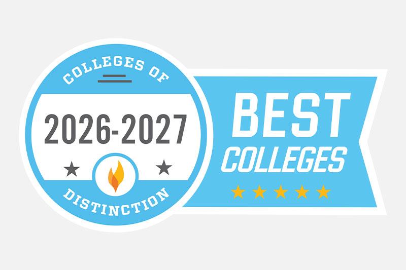 2026-27 College of Distinction graphic badge