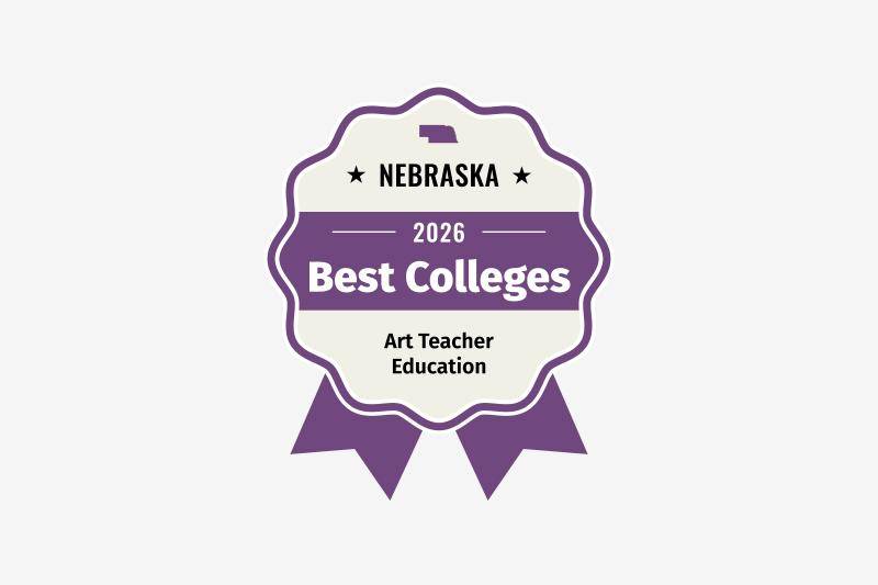 Best Art Teacher Education Degree Program award badge