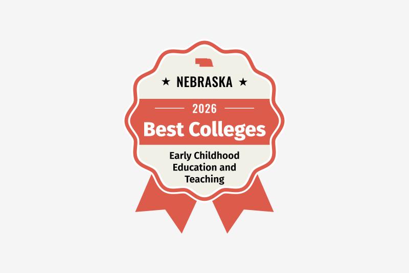 Best College for Early Childhood Education Teaching Degree award badge