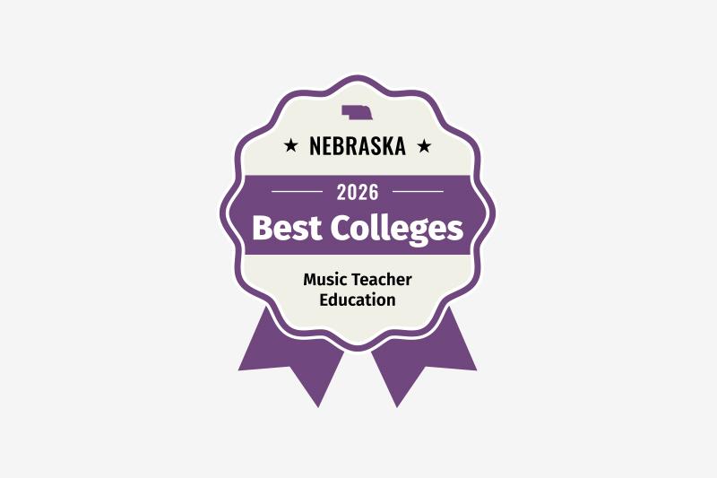 Best Music Teacher Education School award badge