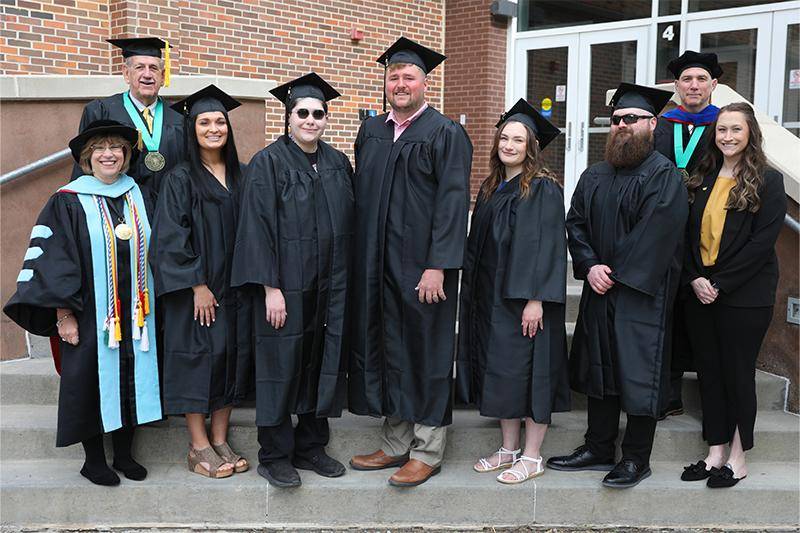 Dr. Marysz Rames, Carter "Cap" Peterson, Courtney Neill, Ezra Jude, Bennett Lamplot, Emily Hein, Michael Pierick, Dr. Paul Turman, and Dani Eskens.