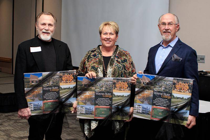 Kirk Gardner, Leslie Bebee, and David Gardner