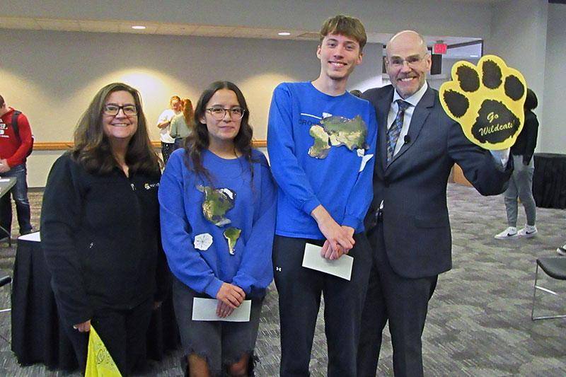Dr. Lesli Rawlings, Tania Vitales-Kadlec, Sam Lewis, and Dr. Randy Bertolas