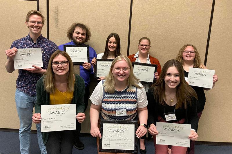 Student winners of Golden Leaf awards