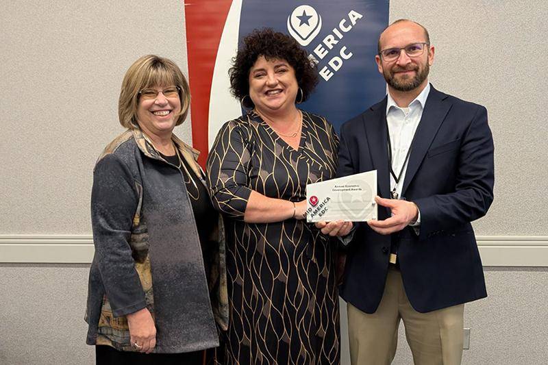 Dr. Marysz Rames, Angie Stenger, and Matt Marshall