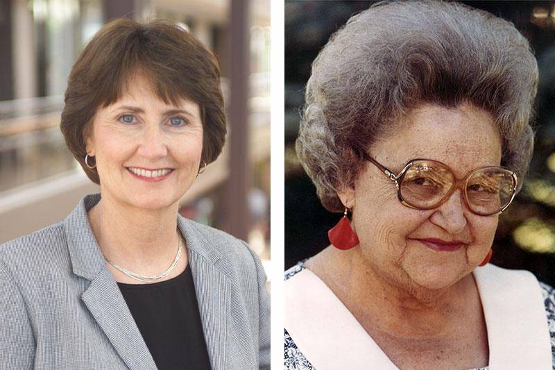 Dr. Sheila Stearns and Roberta "Mom" Welte