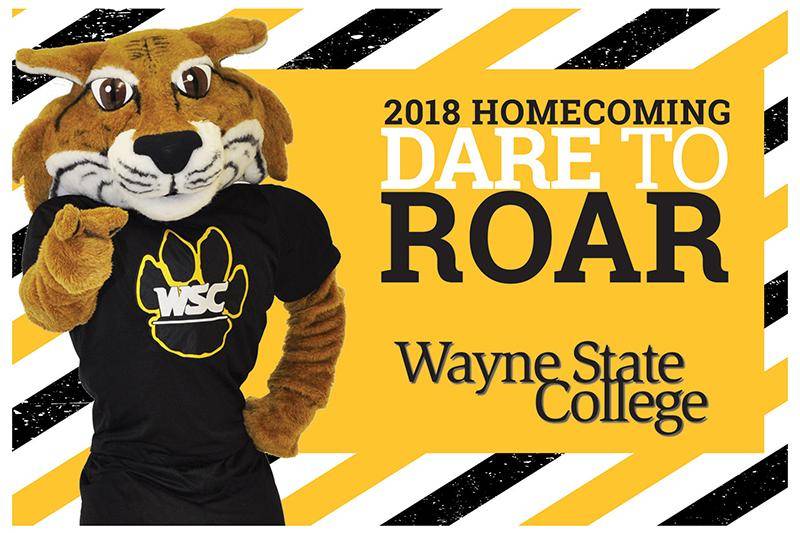 2018 Homecoming Dare to Roar graphic