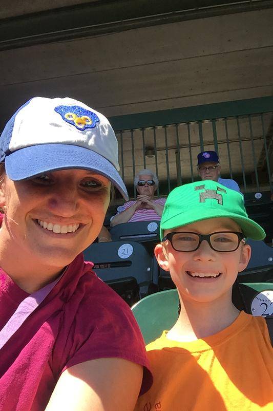 Jennifer Radley and a child
