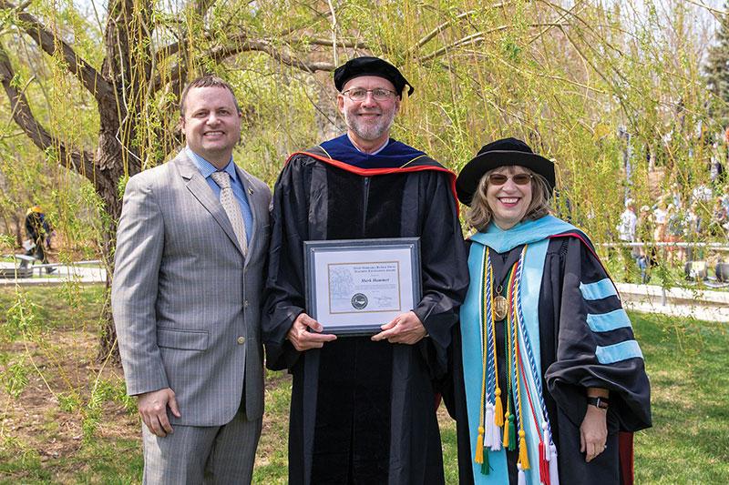 Mark Hammer, winner of the Teaching Excellence Award in 2022