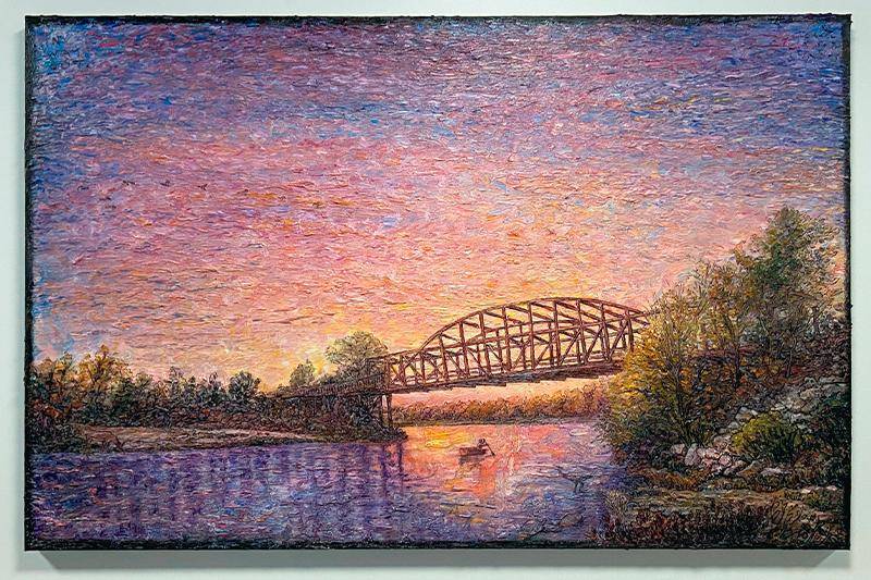 "In Way Out" (2021-2022), a painting by Michael Lary Lynch