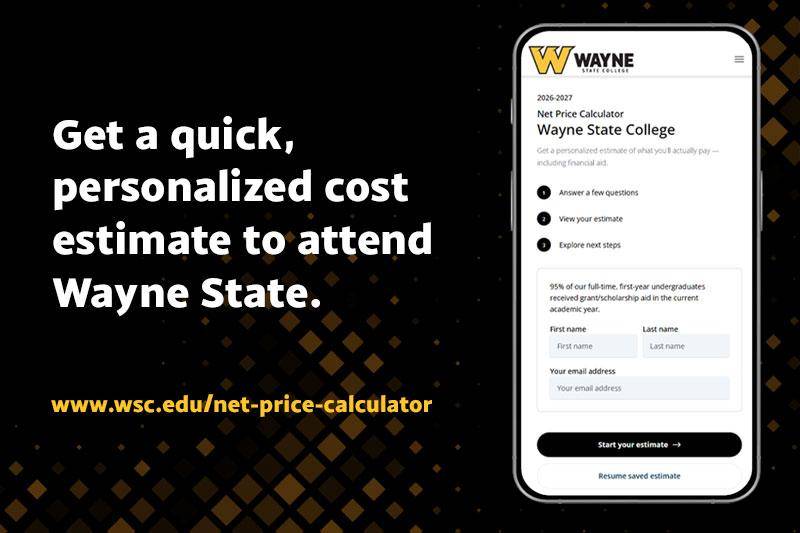 net price calculator mockup on a smartphone