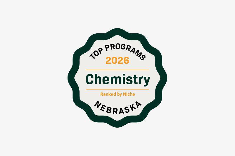 top chemistry degrees in nebraska award badge