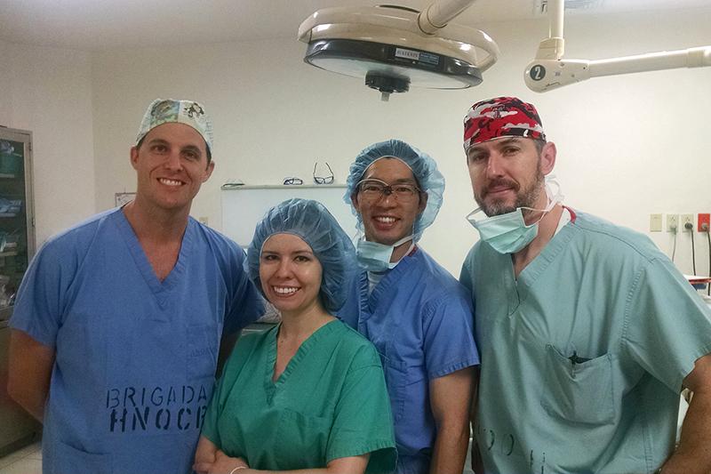 Operation Smile dental surgical team