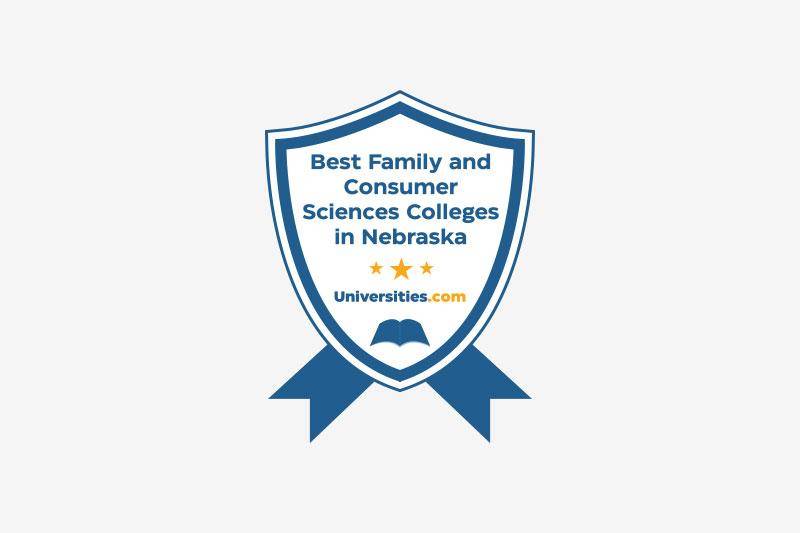 best college in Nebraska for family and consumer sciences award badge