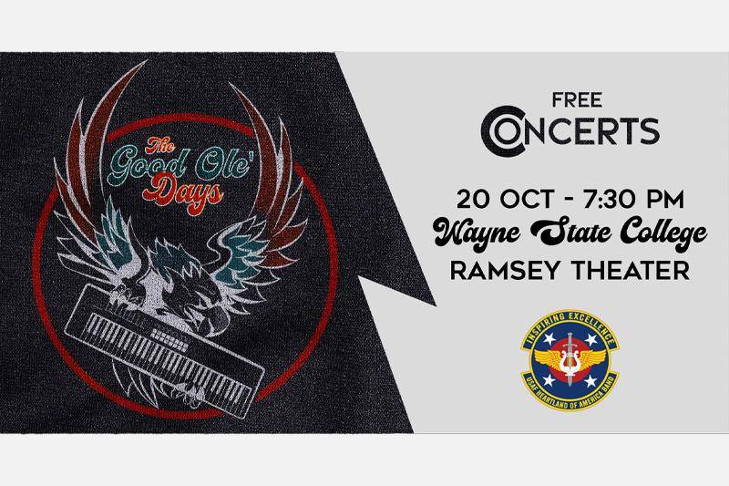 Graphic illustration for USAF concert