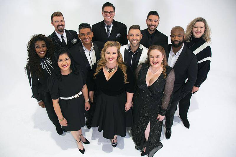 A photo of the Voctave vocal group