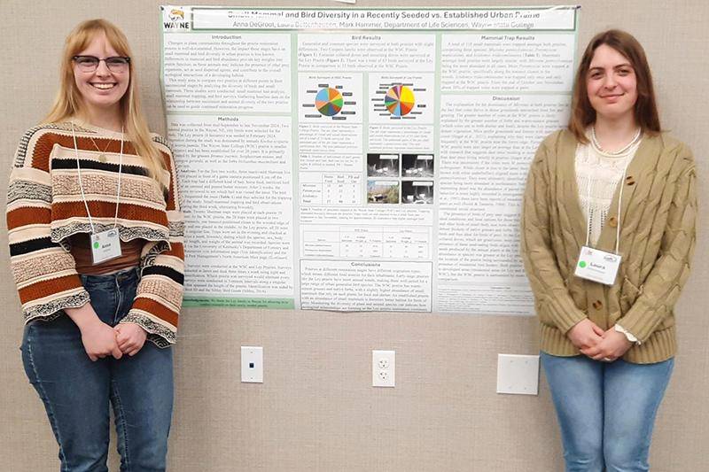 Anna DeGroot (left) and Laura Bettenhausen