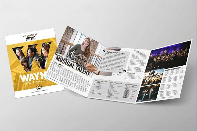 Image showing a brochure created by WSC College Relations