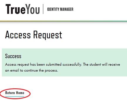 Parent access sailpoint request guest access success