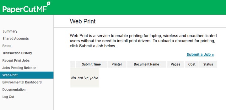 Web print