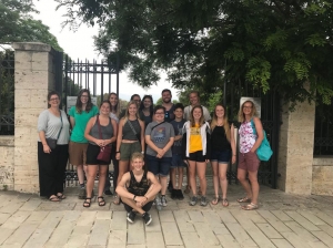 In Vergina at the gates of Phillip's Tomb, Father of Alexander the Great