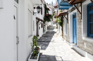 Street view in Greece